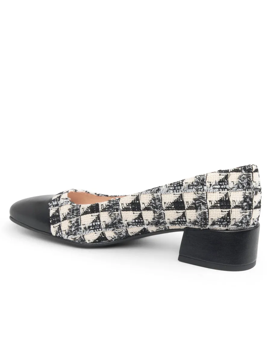 Preston Tweed Block Heel