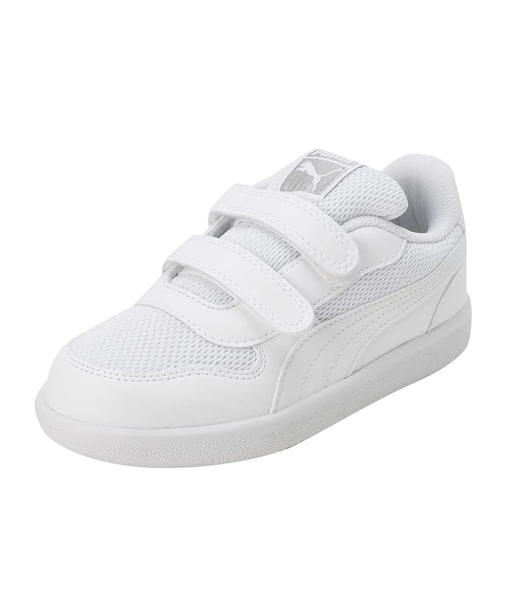 Puma Unisex-Kid -Punch Comfort Jr White-White Sneaker - 3UK (39613102)