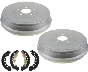 Rear Brake Drum and Brake Shoes Service Kit For Ram ProMaster City 2014-2022