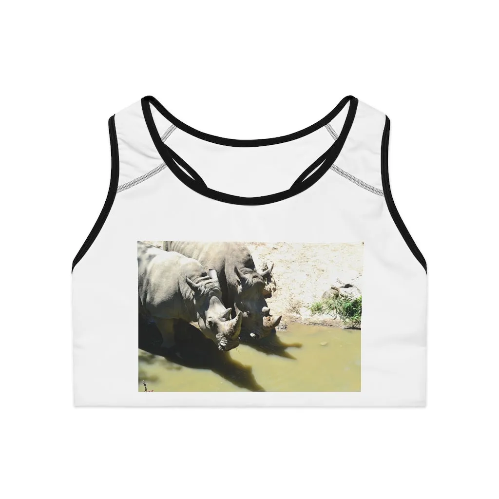 Rhinos Sports Bra (AOP)