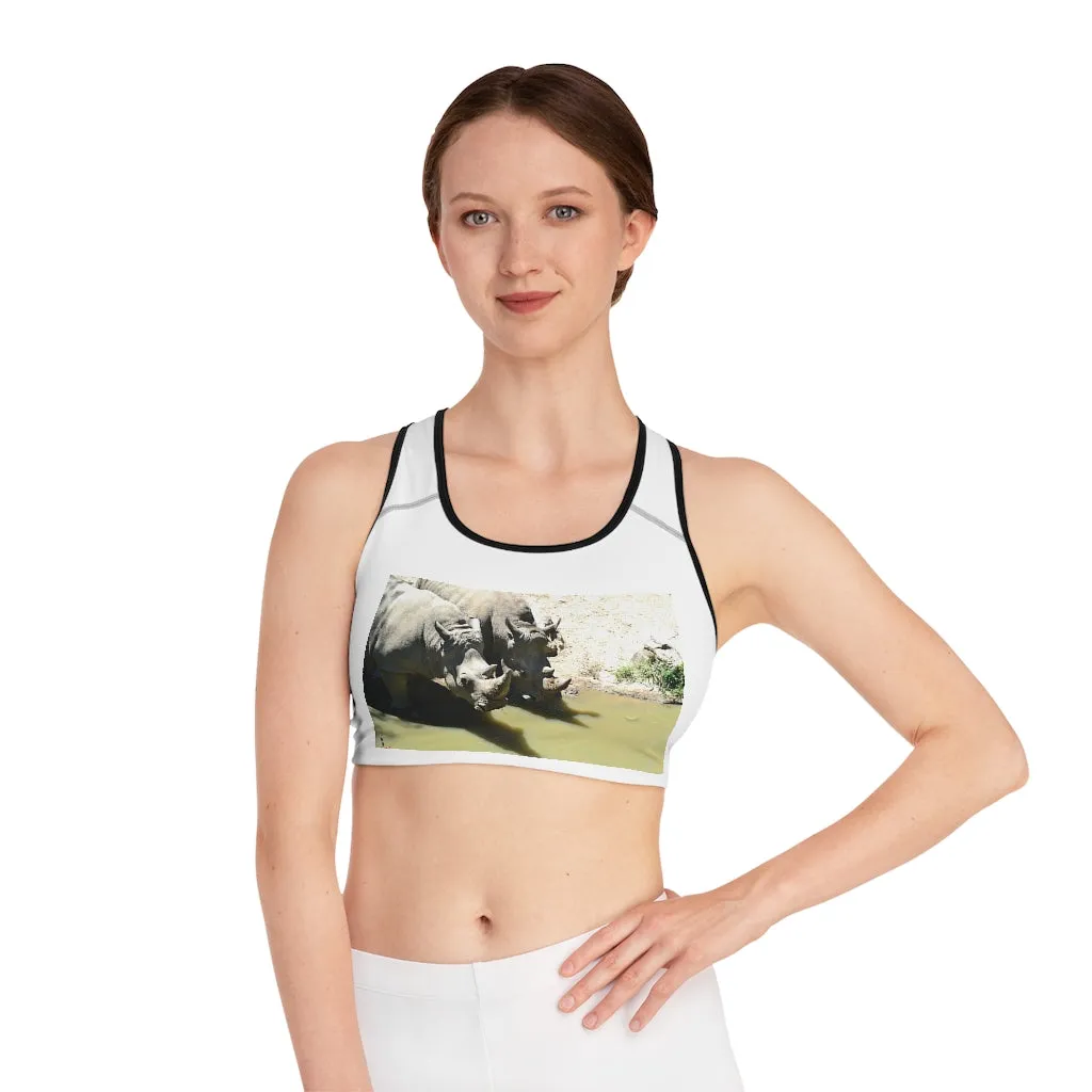 Rhinos Sports Bra (AOP)