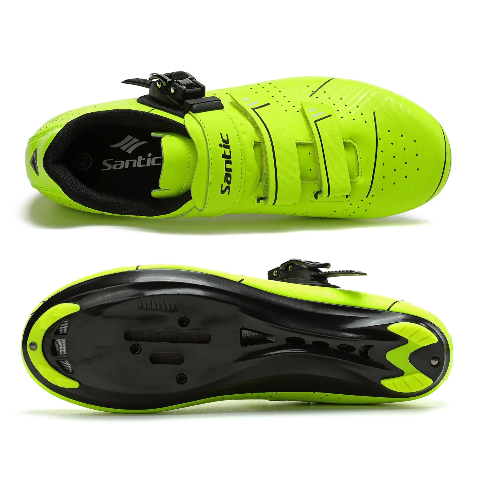 Santic Roadway LightGreen Men & Women Road Cycling Shoes