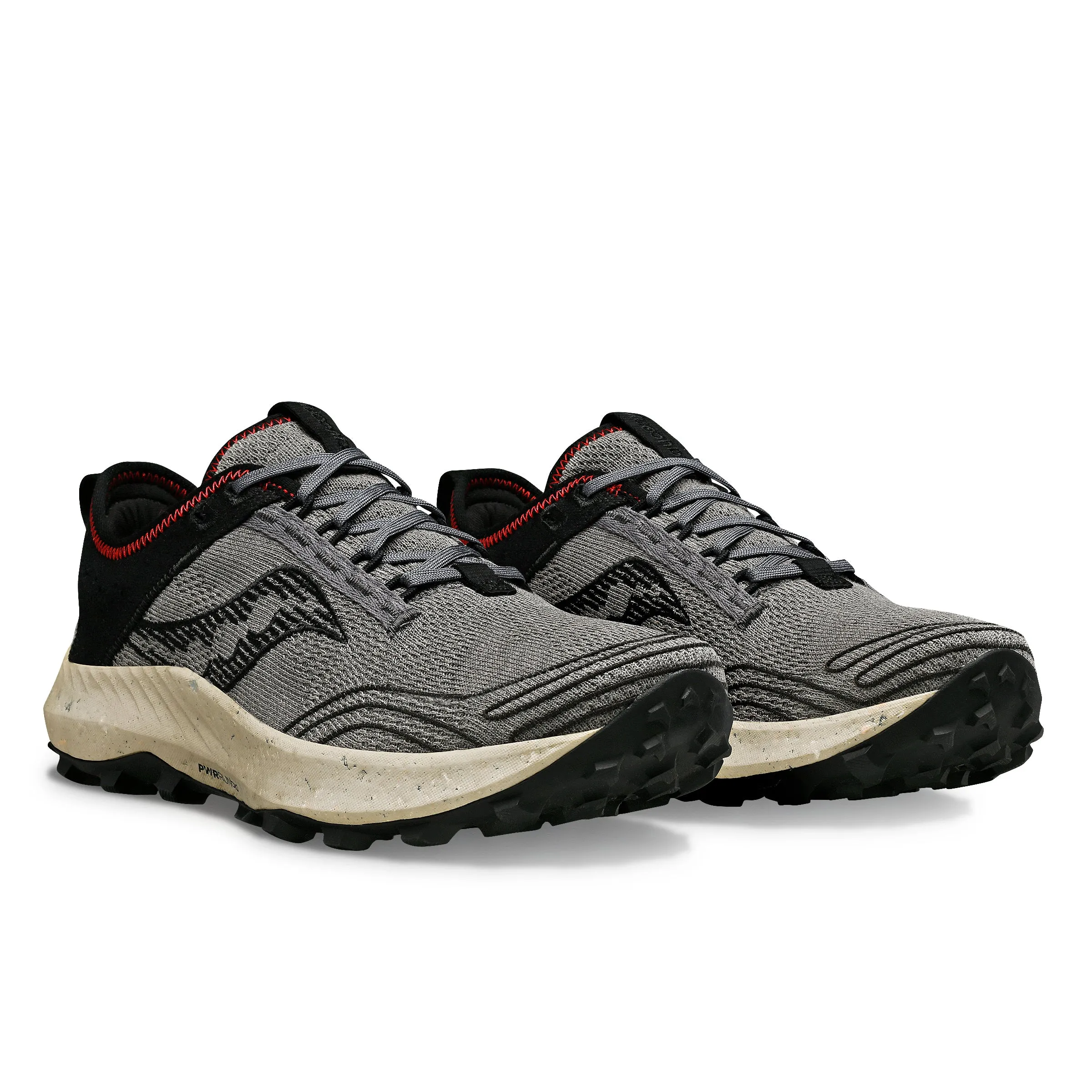 Saucony Men's Peregrine RFG Trail Running Shoes Shadow / Black