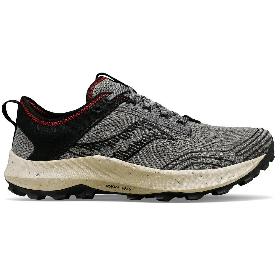 Saucony Men's Peregrine RFG Trail Running Shoes Shadow / Black