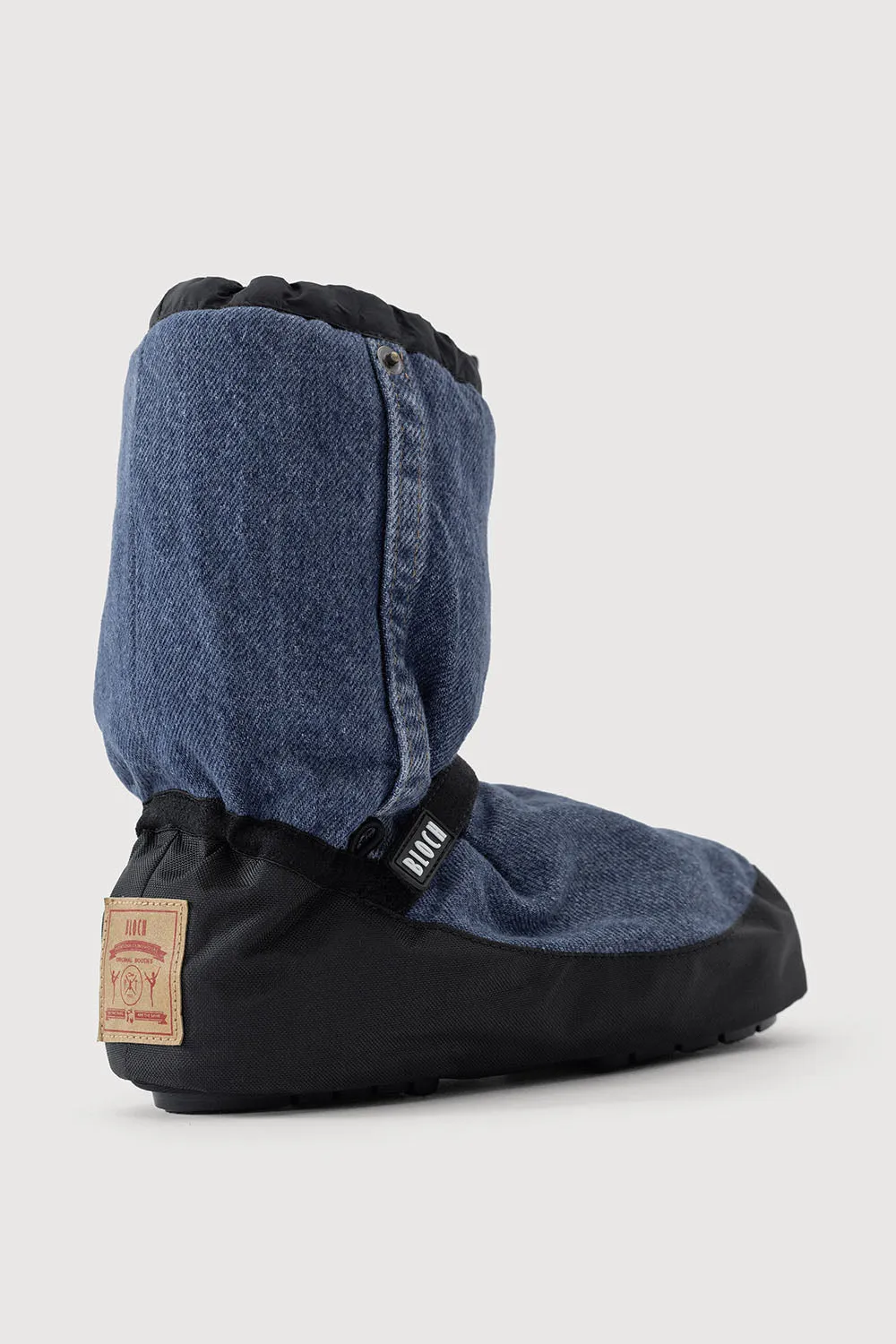 SIM5037 - Bloch Adult Upcycled Denim Warmup Booties