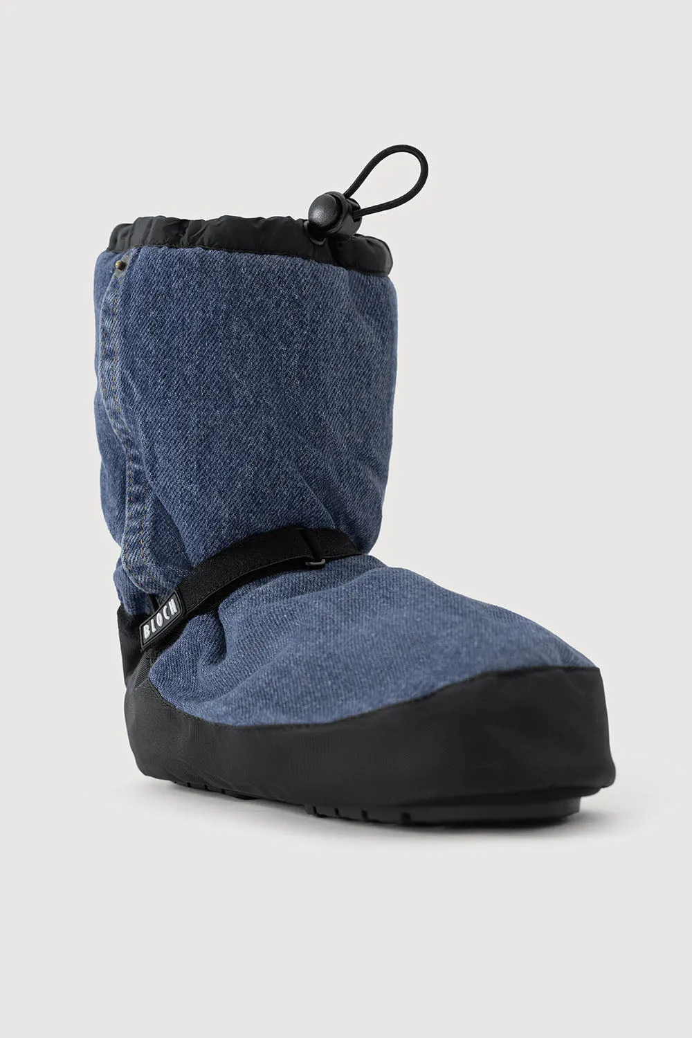 SIM5037 - Bloch Adult Upcycled Denim Warmup Booties