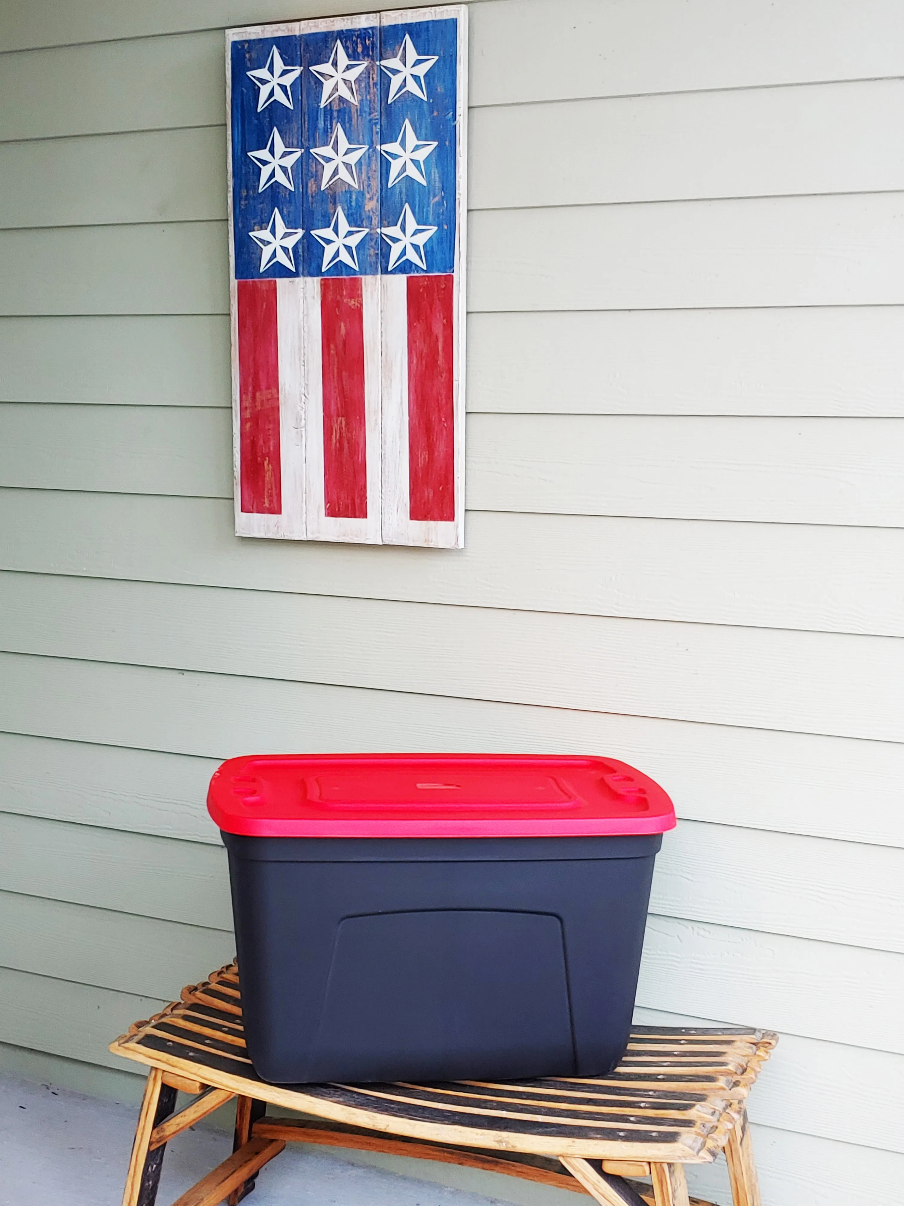 SimplyKleen Large Storage Bins with Lids, 18-Gallon (72-Quart), 4-pack