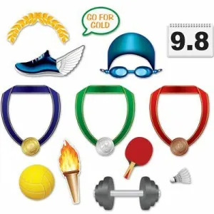 Summer Sports Photo Props | 13pcs