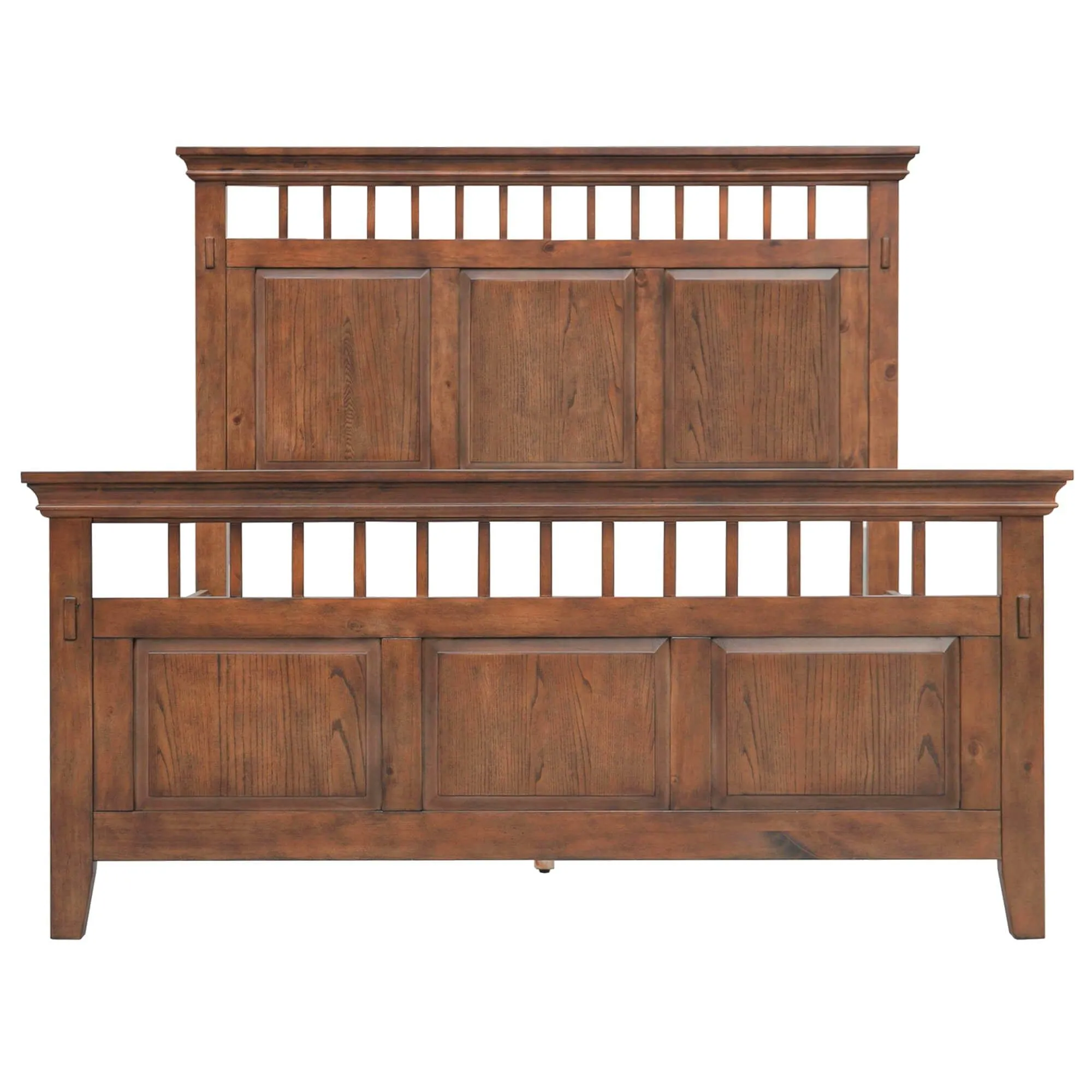 Sunset Trading Mission Bay 5 Piece King Bedroom Set in Amish Brown