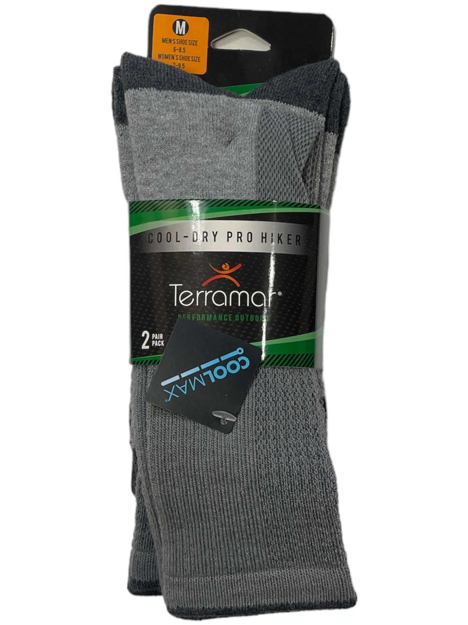 Terramar Cool-Dry Pro Hiker Sock 2 Pack