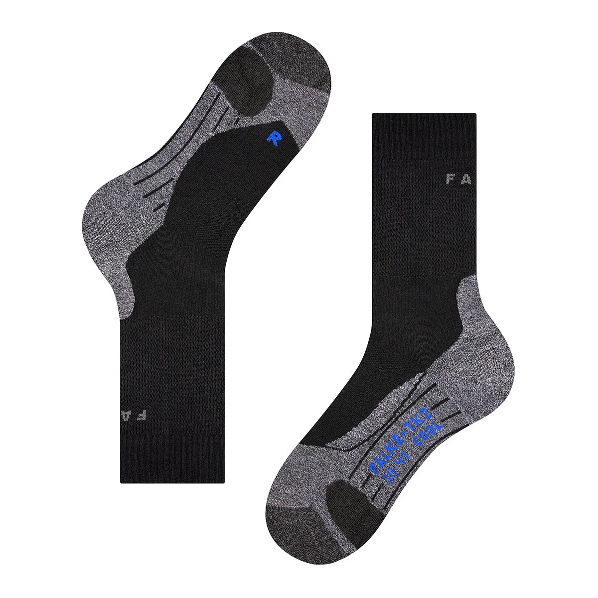 TK2 Explore Cool Trekking Socks - Black Mix