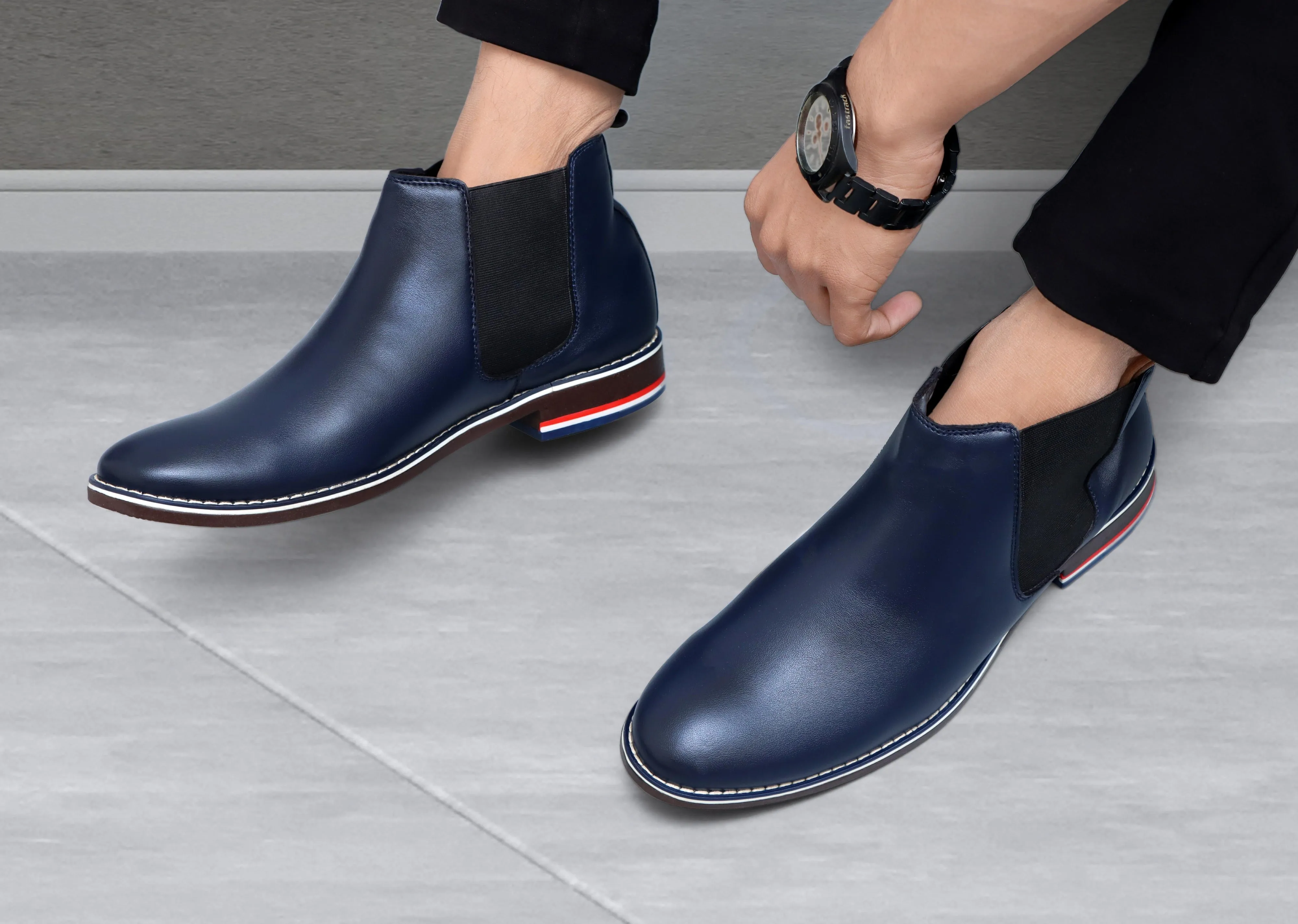 Toro Blu Men's Chelsea Boots