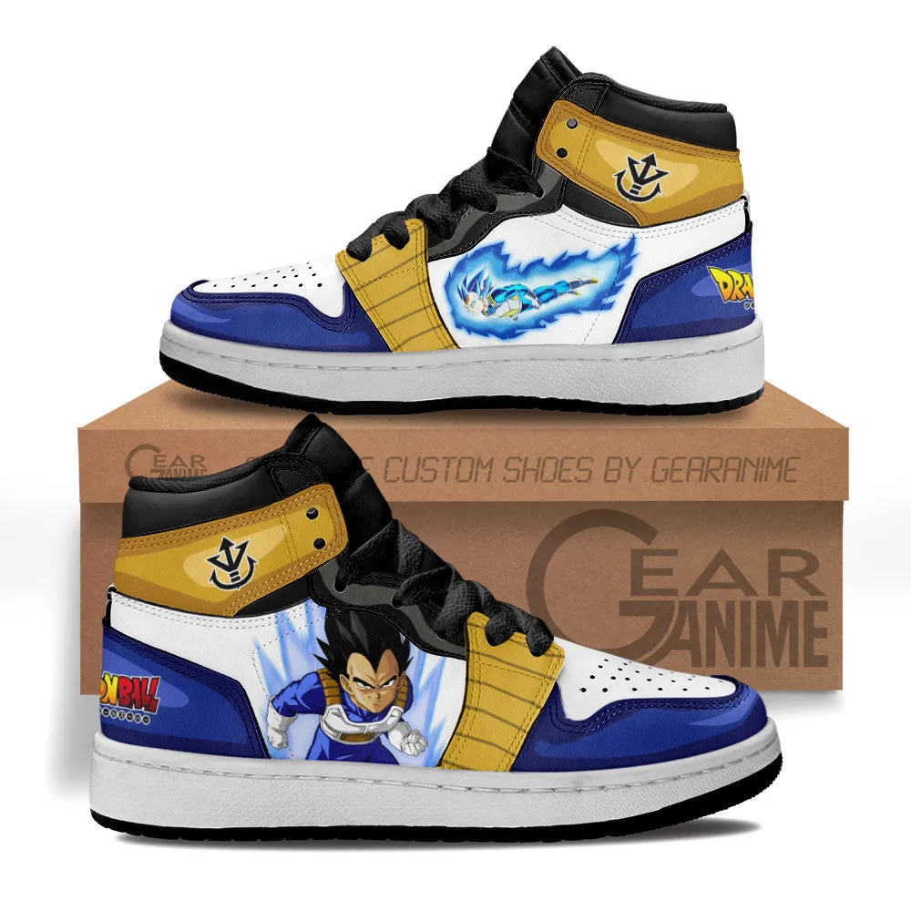 Vegeta Kids Sneakers Custom Dragon Ball Anime Shoes For Kids