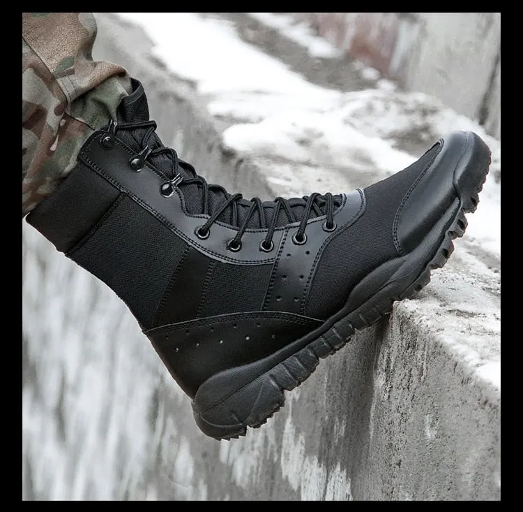 VentureStride Lightweight Tactical Hiking Boots - Techwear street wear  Breathable Mesh Outdoor Climbing Shoes