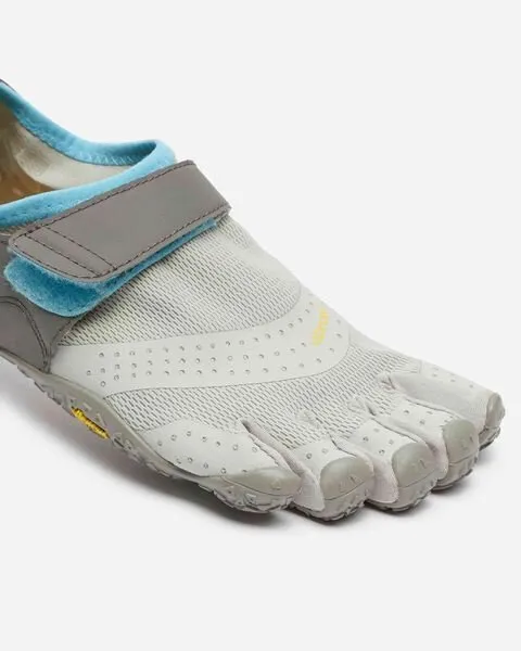 Vibram V Aqua Five Fingers Shoes Ladies Barefoot Feel Footwear - White/Blue/Coral