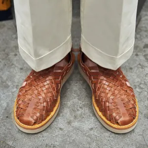 Vintage Woven Genuine Leather Shoes