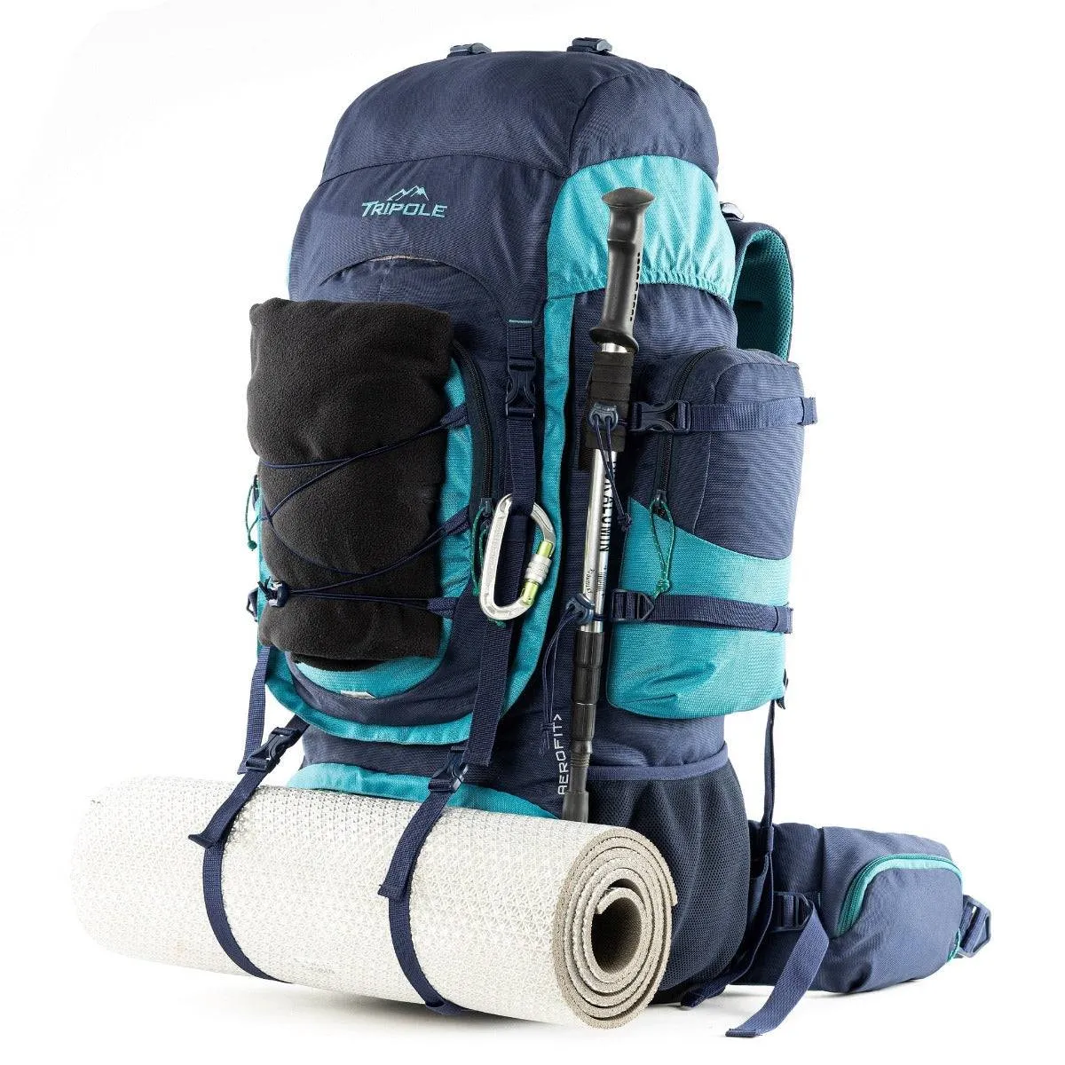 Walker Pro Trekking and Hiking Rucksack - 80 Litre - Blue