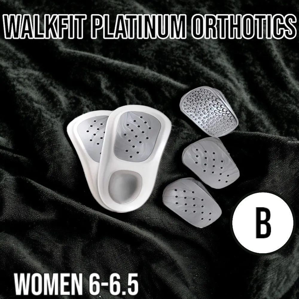 Walkfit Platinum Orthotics- Size B (W 6-6.5)