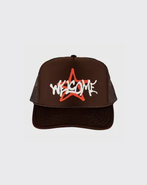 Welcome Vega Trucker Hat - Brown