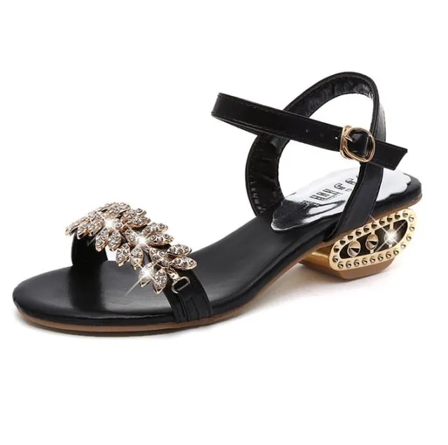 Yeknu New women shoes slippers summer beach sandals Fashion women Rhinestone outdoor slippers flip flops shoes women mujer