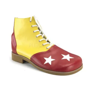 Yellow and Red Clown Shoes